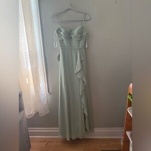 Azazia Dusty Sage Bridal Dress